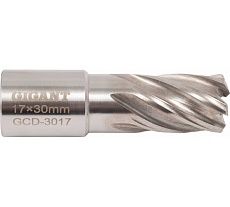 Сверло корончатое, HSS, L=30 мм, d=17 мм Gigant GCD-3017