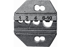 Матрицы сменные, опрессовка неизолированных наконечников и гильз, точка, 1.5, 2.5, 4.0, 6.0-10.0 для ПК 20П SHTOK 03601-05