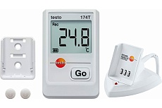 Логгер данных температуры Testo 174 T 0572 0561П с USB-интерфейсом, с поверкой, комплект 00-00311486
