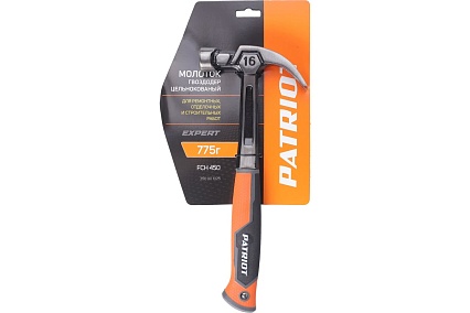 Цельнокованый молоток-гвоздодер Patriot FCH 450 EXPERT 775 г 350001025