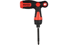 Отвертка телескопическая двусторонняя Ермак Т-образная 2х-комп. рукоятка, с трещоткой 651-245