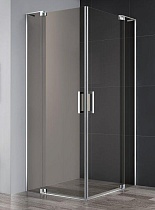 Душевой уголок Cezares SLIDER-AH-2-70/80-100/110-BR-Cr 100/110x70/80 бронзовый, хром