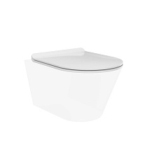 Крышка-сиденье Kerama Marazzi Plaza Modern PLMR.seat.02\WHT, Slim Soft Close + Clip up