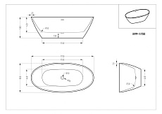 Акриловая ванна Art&Max AM-599-1700-800 170x80