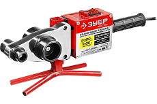 Сварочный аппарат для полипропиленовых труб, 1000/2000Вт, 50-300С, насадки 20, 25, 32, 40 , 50, 63мм, металлический кейс, 220В Зубр МАСТЕР АСТ-2000