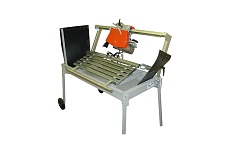 Электрический станок с поворотной рамой для резки плитки и камня Fubag PKH35A150M