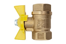 Шаровой кран для газа Valfex 1/2&quot; ВР/ВР ручка-бабочка, латунный 11Б27фтМ VF.277.LB3.012.Bir