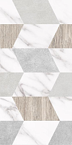 Плитка Laparet Blanco белая мозаика 20х40 см, 00-00-5-08-00-01-2678