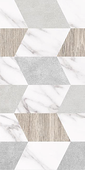 Плитка Laparet Blanco белая мозаика 20х40 см, 00-00-5-08-00-01-2678