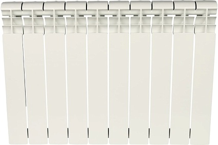 Алюминиевый радиатор Rommer Profi 500 AL500-80-80-100 10 секций RAL9016 82485