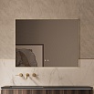 Зеркало Vincea VLM-4F100BG-2 100x80 см, сенсорный выключатель, антипар, диммер, брашированное золото