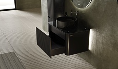Мебель для ванной Jorno Lumino 80 см антрацит
