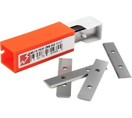 Нож твердосплавный WOODWORK 60.0x12.0x1.5 OKE 302 10 шт 60.12.15.01
