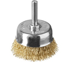 Щетка чашечная (50 мм; витая латунированная стальная проволока 0.3 мм) Зубр 3525-050_z02