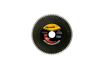 Диск алмазный отрезной Turbo 115x22.2 мм Sparta 731175