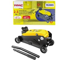 Подкатной гидравлический домкрат WMC TOOLS 2.5т, h min 140 мм, h max 390 мм WMC-TR20005