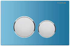 Кнопка смыва Charus Bagliore FP.330.AQUABLUE.10 лазурно-синий