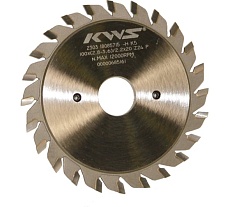 Диск пильный KWS подрезной регулируемый 100*20*2.8-3.6*24T P TCKAE0010