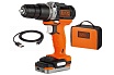 Ударная дрель-шуруповерт Black&Decker GoPak 12В USB BDCHD12S1