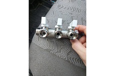 Коллектор Rvc 3/4 гш-1/2 ш, с кранами 3 выхода (под ЕК 16x1/2 ) 01410
