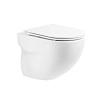 Подвесной унитаз BelBagno Onda BB066CHR/BB870SC/BB002-80/BB014-SR-BIANCO комплект 4в1