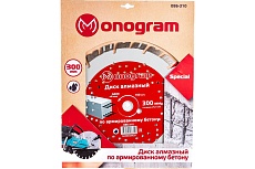 Диск алмазный турбосегментный Special (300х25.4 мм) MONOGRAM 086-310
