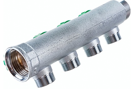 Регулируемый коллектор с 4 отводами FAR 1" М24х19 FK 3856 C1