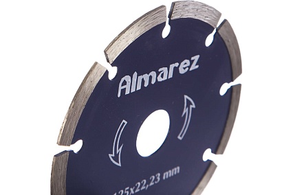Диск отрезной алмазный Кирпич/блок (125х22.23 мм) Almarez 304125