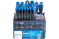 Набор отверток и бит Hoegert Technik 114 пр, сталь S2 HT1S099