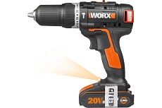 Ударная бесщеточная аккумуляторная дрель-шуруповерт Worx WX367.1
