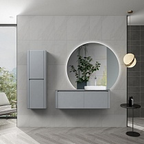 Мебель для ванной Black&White Universe U915.1200R 120 см, светло-серый, правая