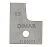 Нож для фрезы твердый сплав R3 Dimar 3108903