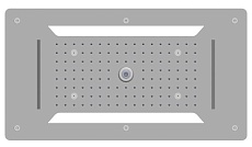 Верхний душ RGW Shower Panels SP-71 70x38 многофункциональный