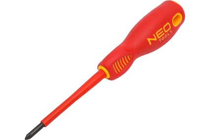 Крестовая отвертка Neo Tools PZ1x80 мм 1000 В CrMo 04-062