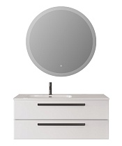 Мебель для ванной Cezares Eco-Cer-N 120 см левая Bianco Lucido