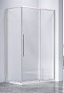 Душевой уголок Vincea Слим-Н (Slim-N) VSR-4SN9013CLBN 130x90 брашированный никель, стекло прозрачное