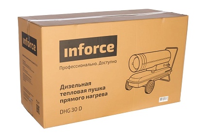 Дизельная тепловая пушка прямого нагрева Inforce DHG 30 D