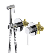 Смеситель Aquatek Европа AQ1319CR с гигиеническим душем, хром