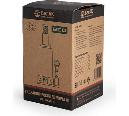 Гидравлический домкрат БелАК 8 т, ECO БАК.70016