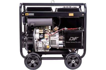 Дизельный генератор Foxweld expert d6500-1, 6.0-6.5 квт, 1ф, розетки 1x16А + 1x32А, ппп, мфд 3в1 8897
