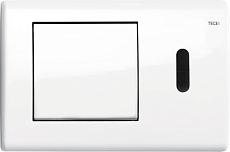 Кнопка смыва TECE Planus 9240362 с ИК-датчиком (питание от сети), металл, белый