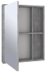 Зеркальный шкаф Руно Эко 52 см серый бетон, 00-00001184