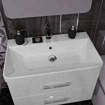 Мебель для ванной Opadiris Арабеско 80 см белый