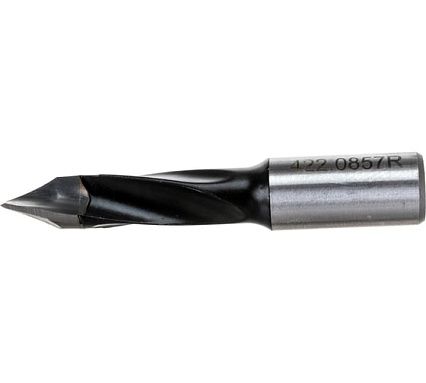 Сверло присадочное усиленное сквозное (8x57.5 мм; S=10x20 мм; RH) ROTIS 422.0857R