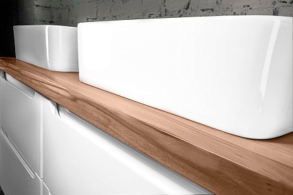 Мебель для ванной Jorno Wood 120 см белый