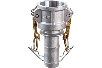 Камлок cоединение типа С (1"; розетка с хвостовиком; алюминий) TITAN LOCK TL100CAL