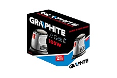 Вибрационная шлифовальная машина Graphite delta 105 Вт, подошва 140x97мм 59G335