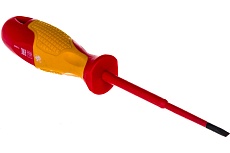 Диэлектрическая отвертка SL4х100мм, CrMo, до 1000В Gross 12942