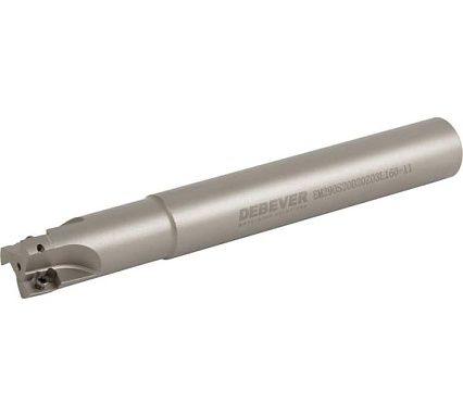 Фреза концевая Lобщ=160 мм, D=20 мм, dхв=20 мм, 90°, 3 кромки Debever Machining Solutions Standard DB-S-EM290S20D20Z03L160-11