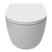 Подвесной унитаз AQUAme AQM2013PRO безободковый, cмыв Invinsible, с сиденьем микролифт